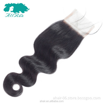 Wholesale 4*4 Remy Virgin India Hair Lace Closure , True Glory Hair Body Wave Closure